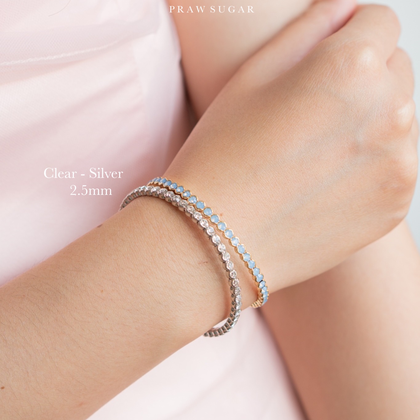 Classic Gorgeous Bracelet - กำไลเพชรสวยหรูคลาสสิค (มี 2 ขนาด 3 สี)