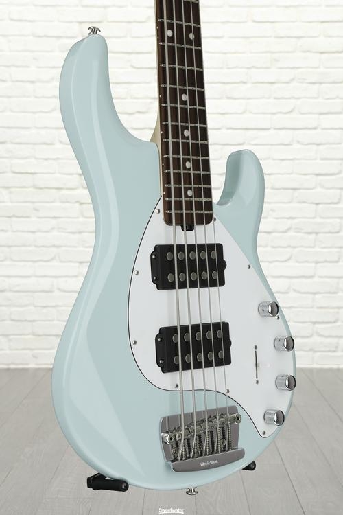Ernie Ball Music Man Stingray 5 HH - Powder Blue, Rosewood Fingerboard