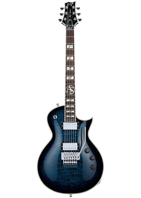 ESP Alex Skolnick Floyd Rose Electric Guitar - Black Aqua Sunburst