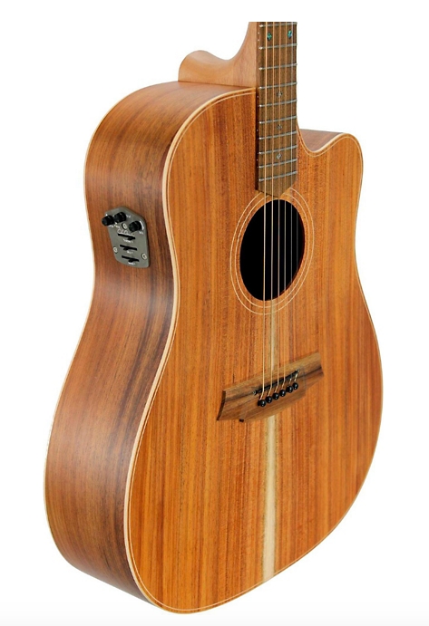 Cole Clark Fat Lady 2 Series Dreadnought Acoustic-Electric Guitar Blackwood Australian-grown - Natural