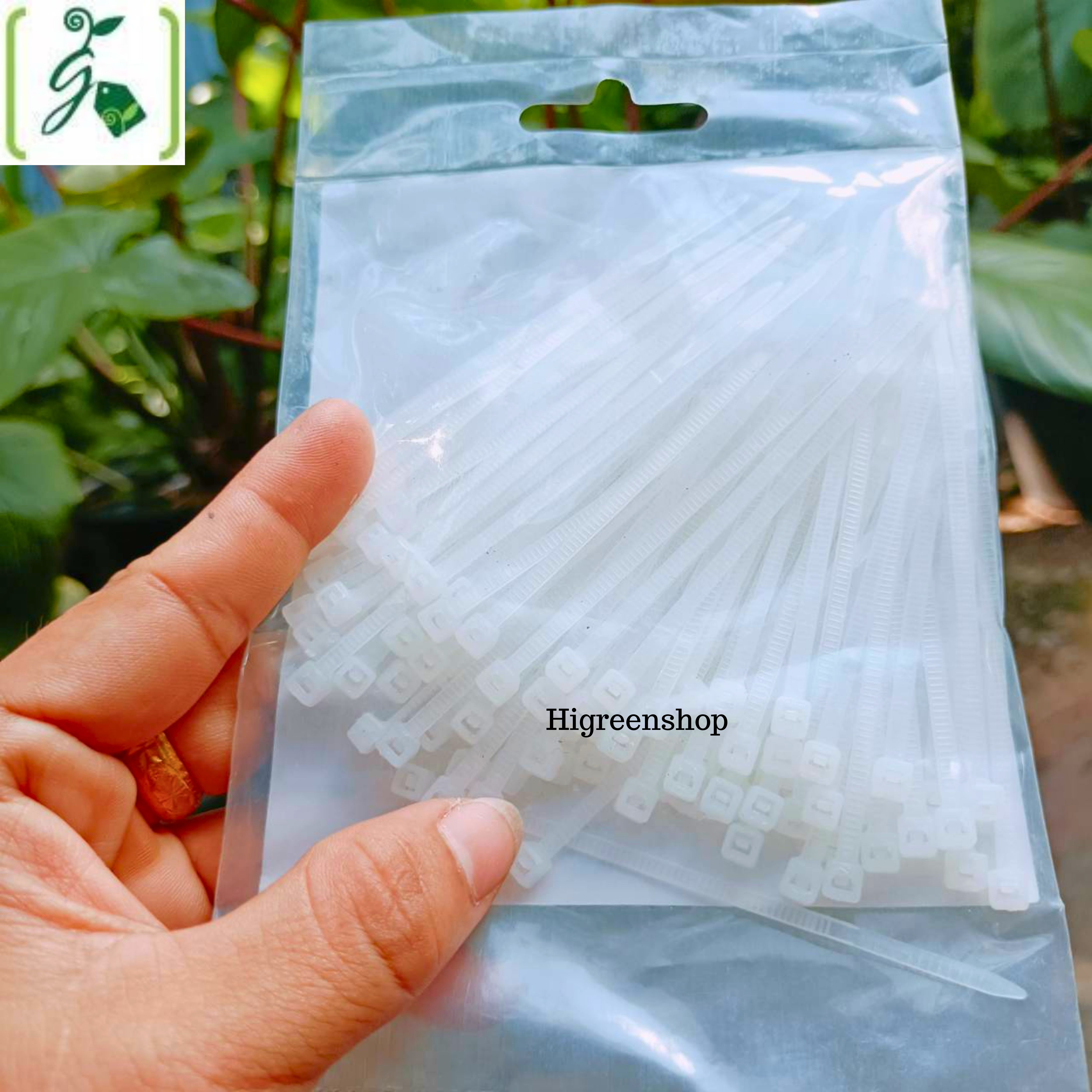 เคเบิ้ลไทร์สีขาว Fixton (Cable Ties ) ขนาด 2.5x80 /100ชิ้น