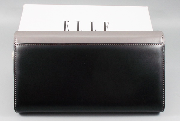 กระเป่าสตางค์ ELLE ดำ-เทา ใหม่ แท้