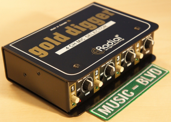 Radial Gold Digger 4-Channel Mic Selector