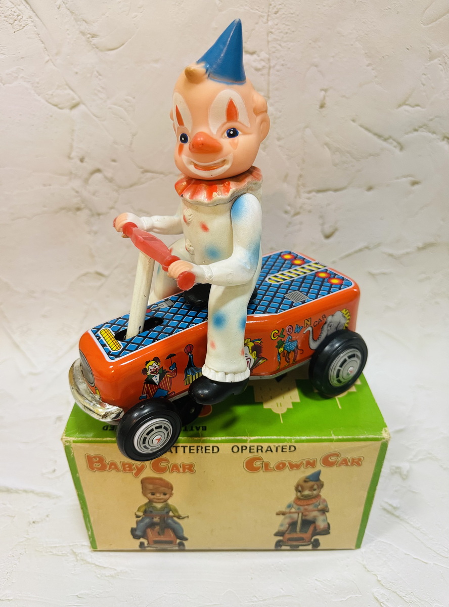 60s Angel Clown Hand Car