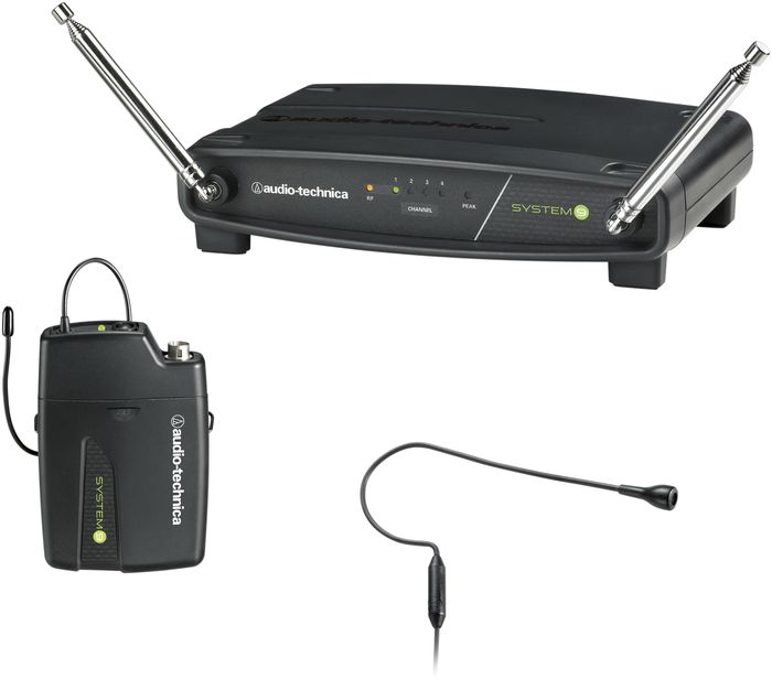 Audio-Technica ATW-901/H92 System 9 VHF Wireless Headset Microphone System 169.505 - 171.905 MHz
