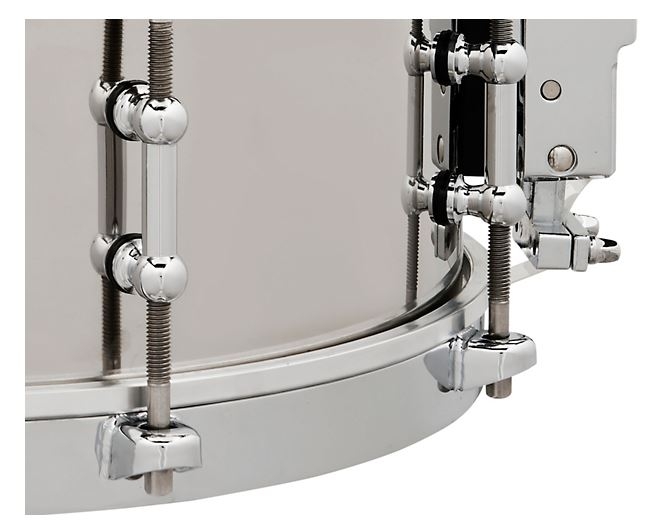 LP Stainless Steel Salsa Snare Drum 13 x 5.5 in. Stainless Steel / 12 x 4.5 in. Stainless Steel