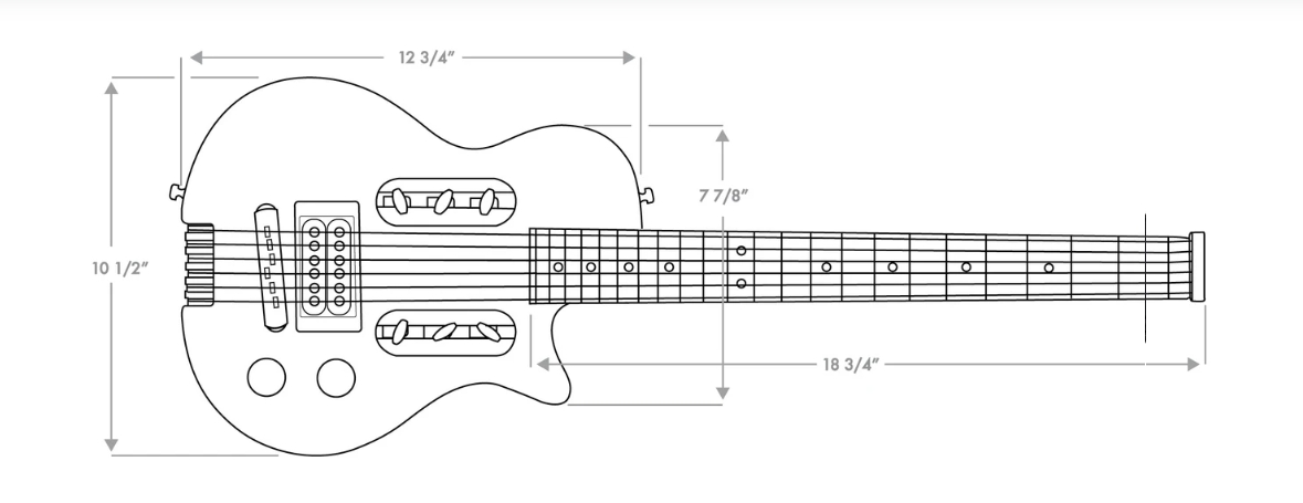 Traveler Guitar EG-1 Blackout - Matte Black