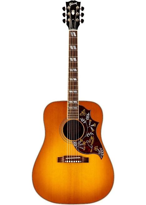 Gibson 2016 Hummingbird Square Shoulder Dreadnought Acoustic-Electric Guitar - Heritage Cherry