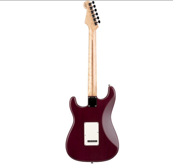 Fender Custom Shop Custom Deluxe Stratocaster Electric Guitar with Maple Fingerboard