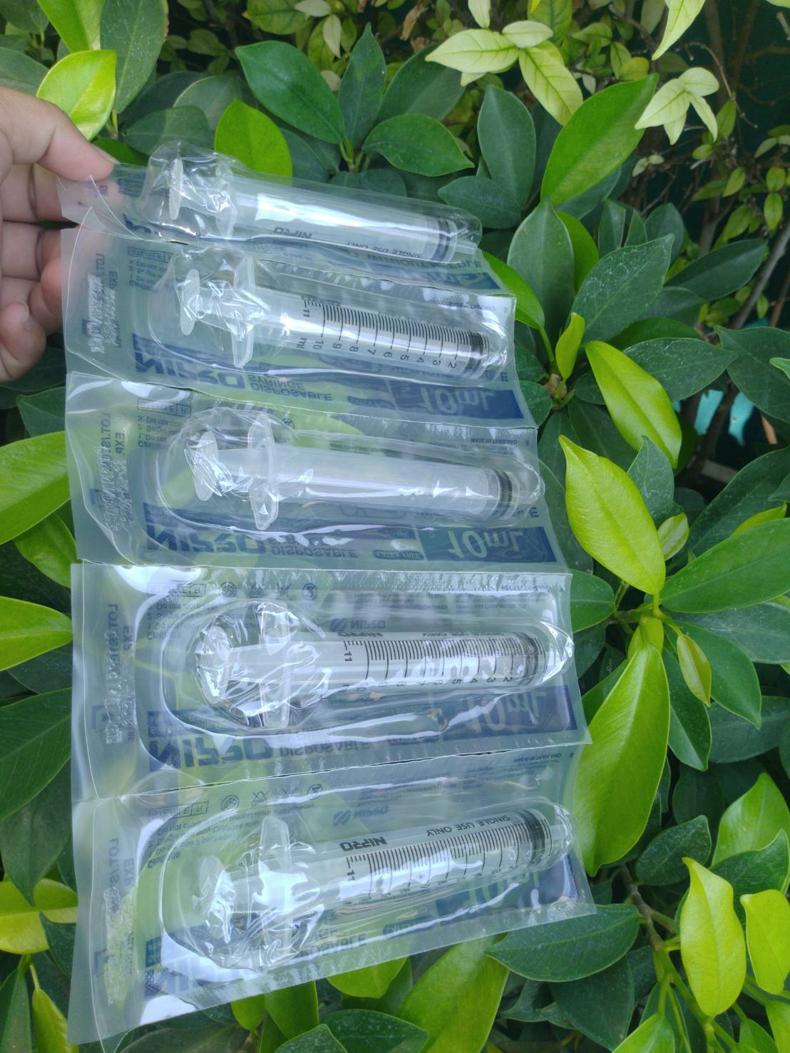 ไซริ้งพลาสติกเติมปุ๋ย ขนาด 20 ml./ชิ้น