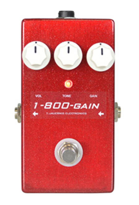 T. Jauernig Electronics 1-800-GAIN Distortion Purple & Red