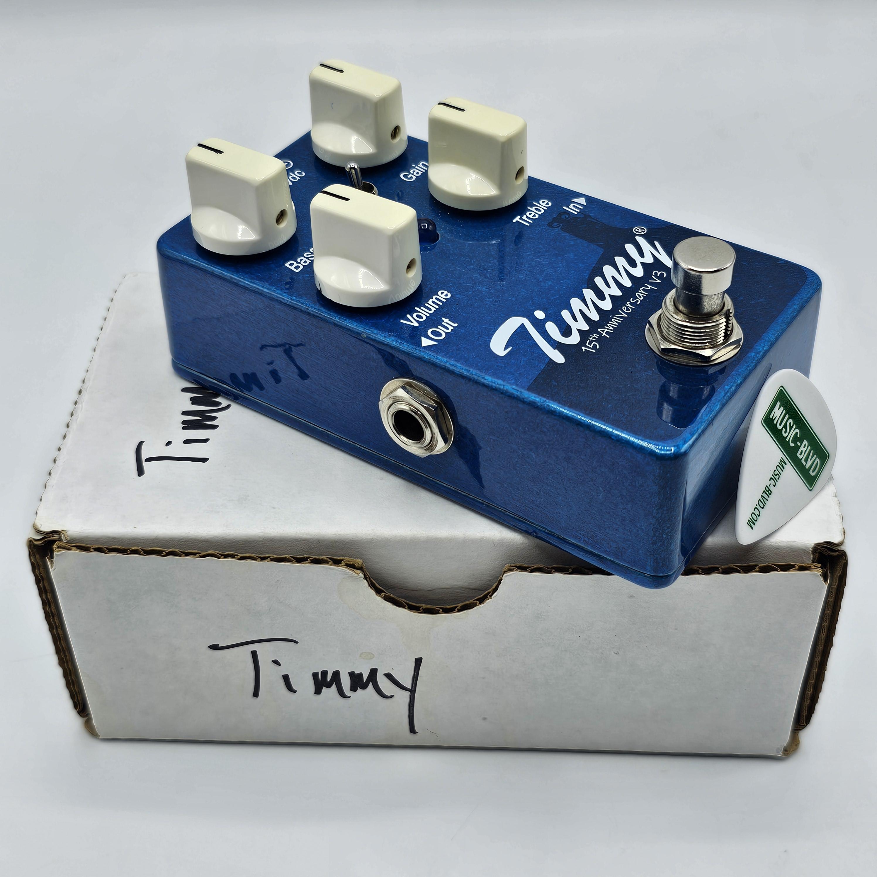 Timmy 15th Anniversary V3 ギターエフェクター Paul Cochrane Timmy V3 Demo - 15th Anniversary Transparent