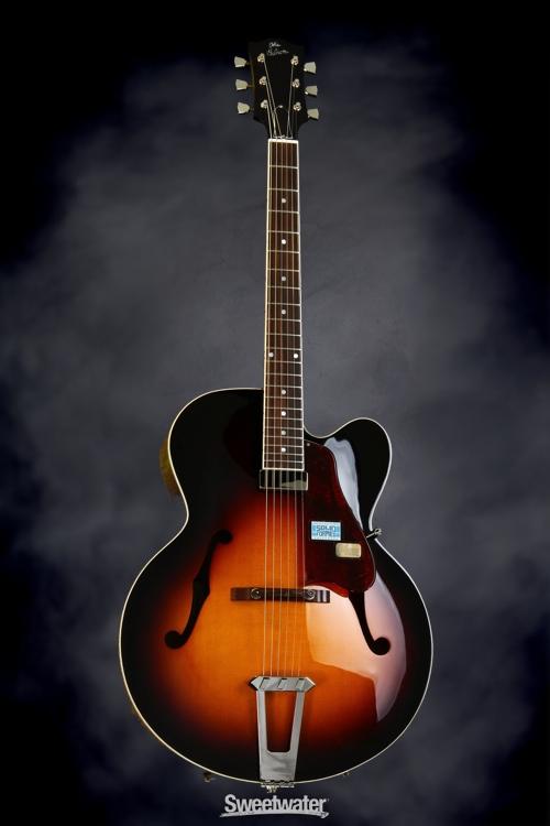 Gibson Custom 2015 Solid-Formed 17 Venetian Cutaway Archtop Hollowbody Electric Guitar - Burst Colors