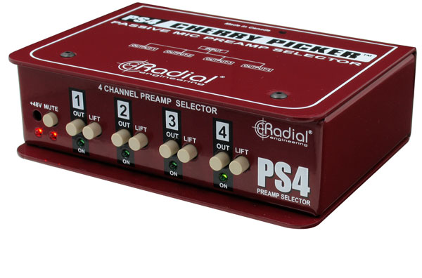 Radial Cherry Picker 4-Channel Preamp Selector
