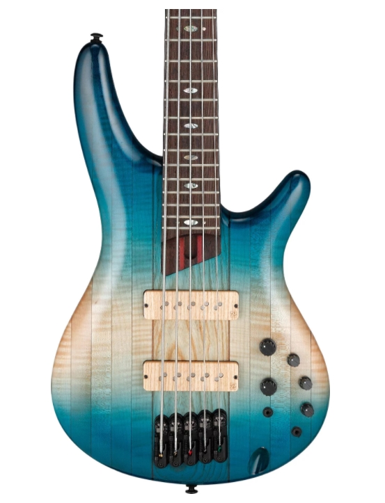 Ibanez Premium SR5CMLTD Bass Guitar - Caribbean Islet Low Gloss