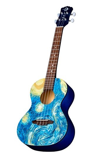 Luna Guitars Starry Night Tenor Ukulele Starry Night
