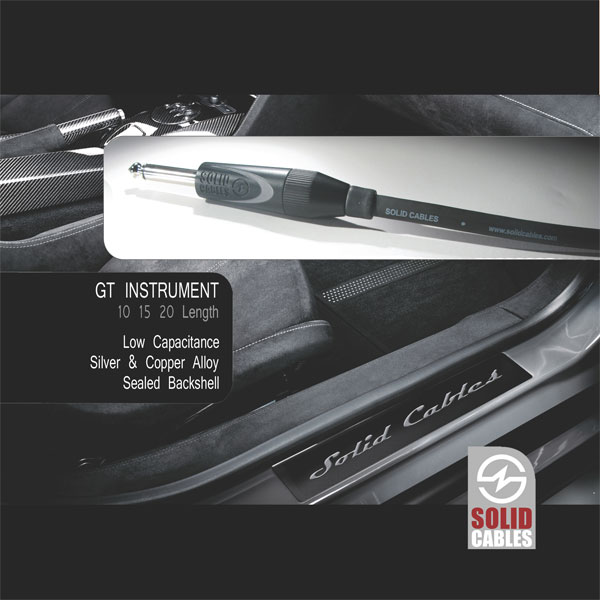 Solid Cables GT series - Instrument Cables 15'