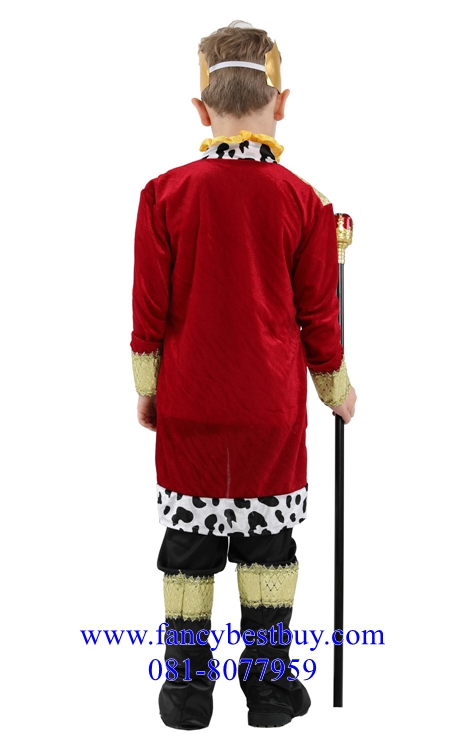 ชุดเจ้าชาย ชุดกษัตริย์โรมัน ชุดพระราชา สำหรับชุดแฟนซีเด็กชาย มีขนาด M