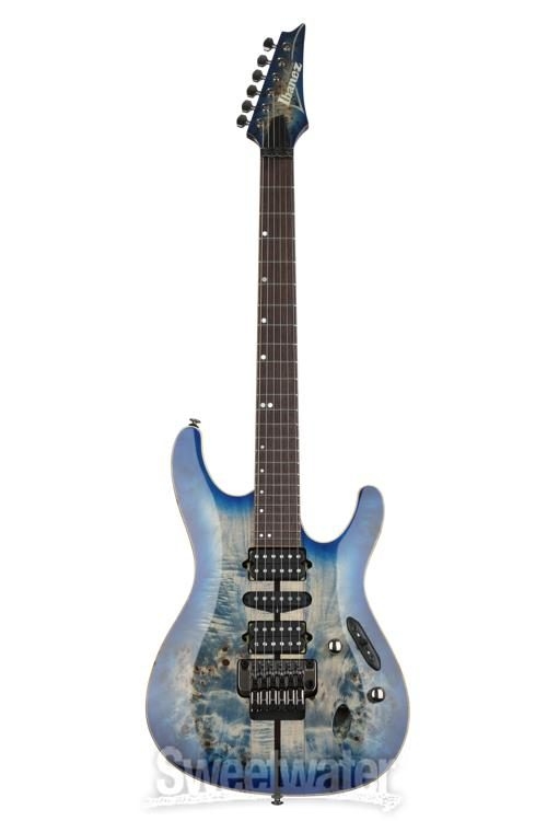 Ibanez Premium S1070PBZ - Cerulean Blue Burst
