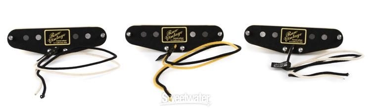 Xotic Raw Vintage 50 Single Coil Pickup Set - Aged White