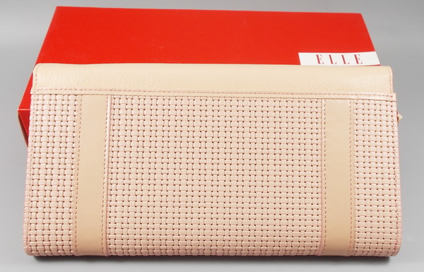 กระเป๋าสตางค์ ELLE พีช ใหม่ แท้