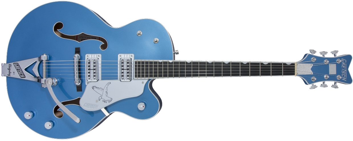 Gretsch G6136T - 59 LIMITED EDITION FALCON WITH BIGSBY , EBONY FINGERBOARD , LAKE PLACID BLUE