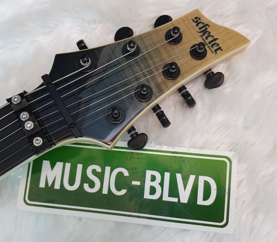 Schecter Guitar Research C-7 FR SLS Elite 7-String Electric Guitar Black Fade Burst