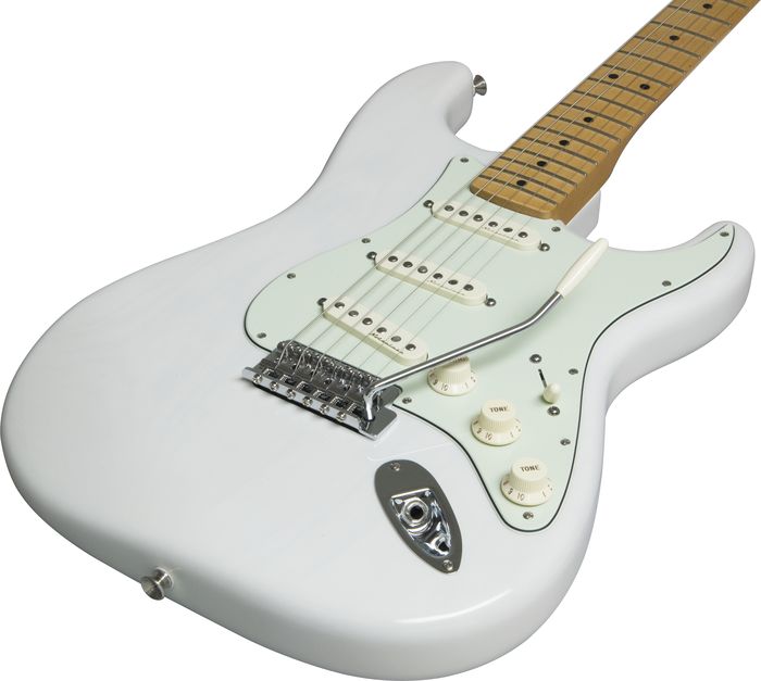 Fender FSR Standard Stratocaster Vintage Noiseless Ash Electric Guitar (White Blonde)