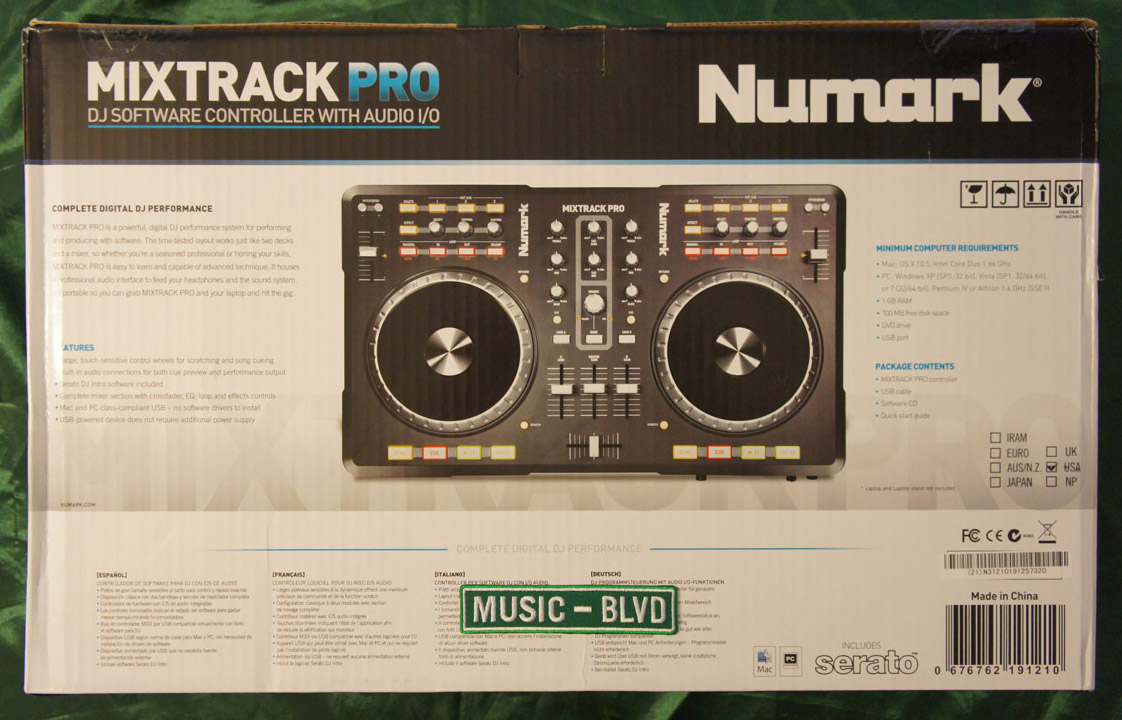 Numark MIXTRACK PRO DJ Software Controller with Audio I/O