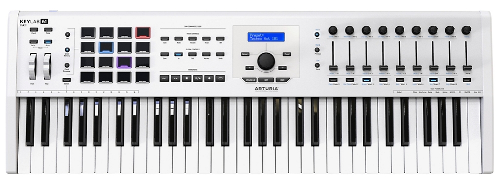 Arturia KeyLab MKII 61 Keyboard Controller White