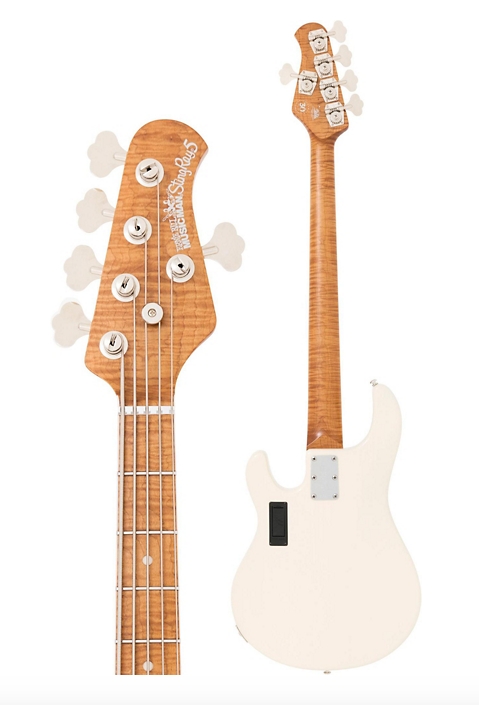 Ernie Ball Music Man 30th Anniversary StingRay5 Five-String Electric Bass Guitar - Transparent Buttercream