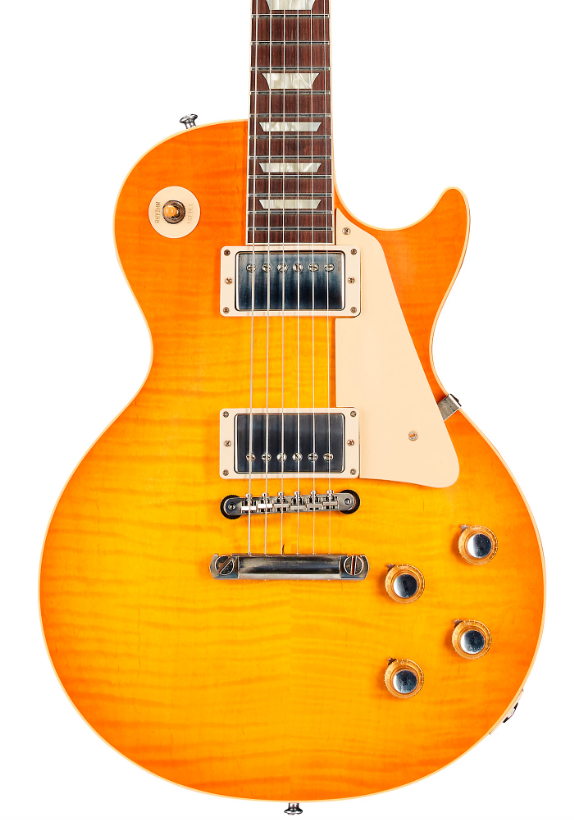 Gibson Custom Murphy Lab 1960 Les Paul Standard Reissue Ultra Light Aged Electric Guitar Orange Lemon Fade
