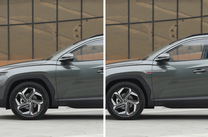 เพจกันกระแทกติดข้างรถ Hyundai CRETA ฮุนได เครต้า มีหลายสี จำนวน 2 ชิ้น