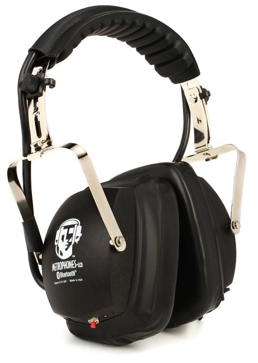 Metrophones Digital LCD Metrophones Isolating Metronome Headphones w/ Bluetooth