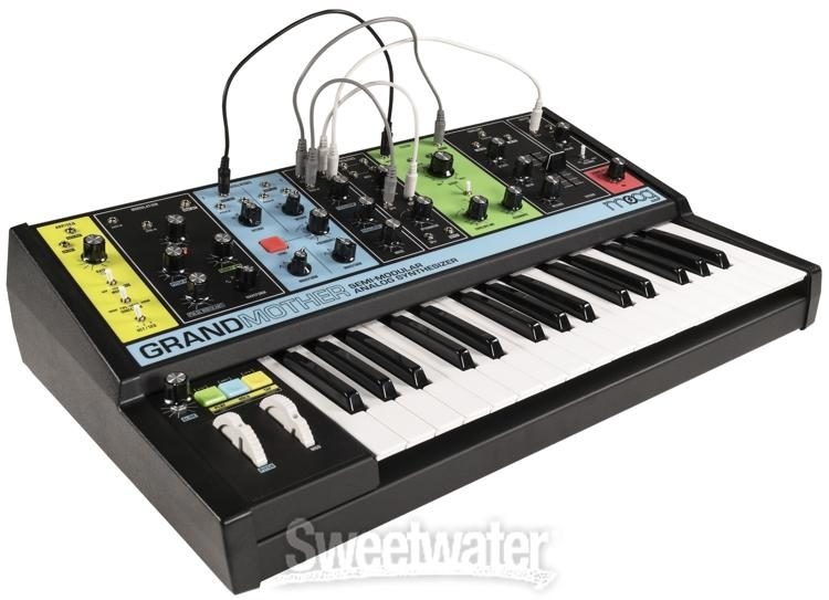 Moog Grandmother Semi-Modular Eurorack Analog Synthesizer and Step Sequencer