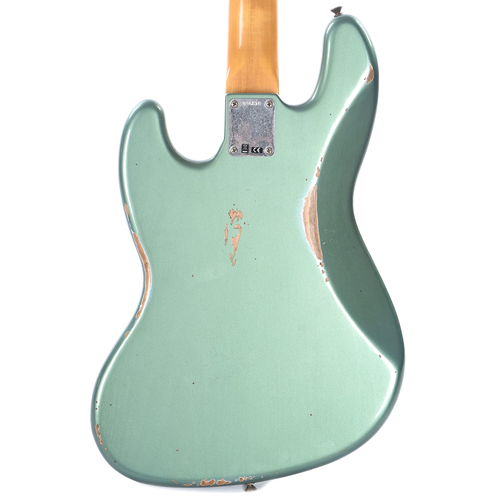 Fender Custom Shop 1960 Jazz Bass CME Spec Relic Super Aged/Faded Sherwood Green w/Painted Headcap
