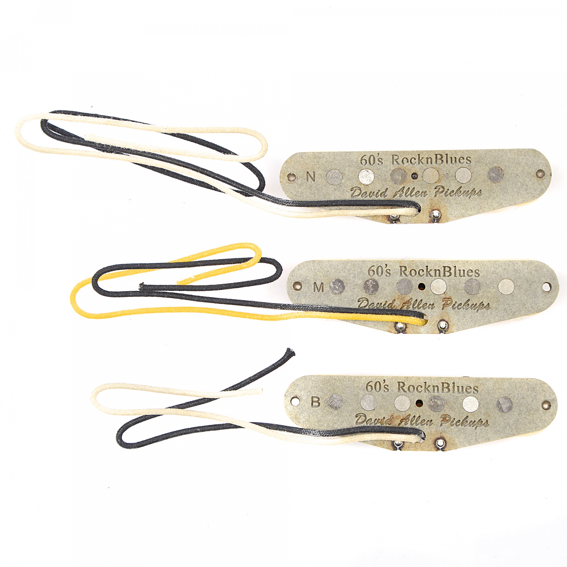 David Allen Strat 60s RocknBlues Set Cream