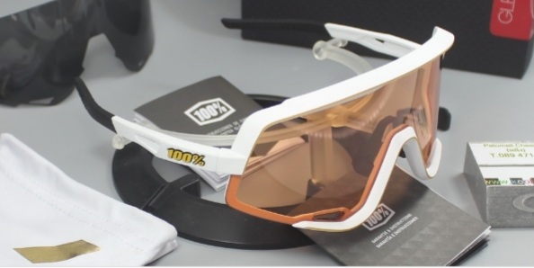 100% GLENDALE Soft Tact Off White/Soft Persimmon & Smoke Lens 61033-110-78