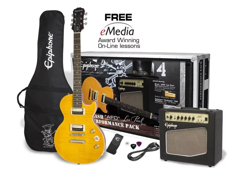 Epiphone Slash AFD Les Paul Special-II Performance Pack - Appetite Amber