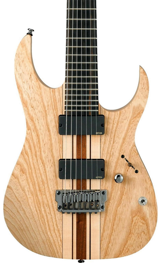 Ibanez Iron label RG Series RGIT27FE 7-String Electric Guitar Natural Flat