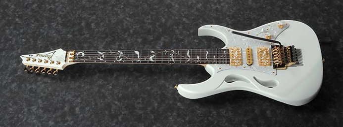Ibanez Steve Vai Signature PIA3761C Electric Guitar (Blue Powder, Onyx Black, Stallion White)