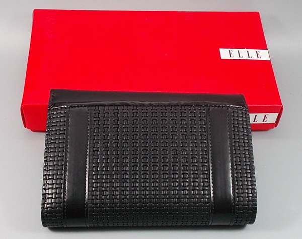 กระเป๋าสตางค์ ELLE ดำ ใหม่ แท้