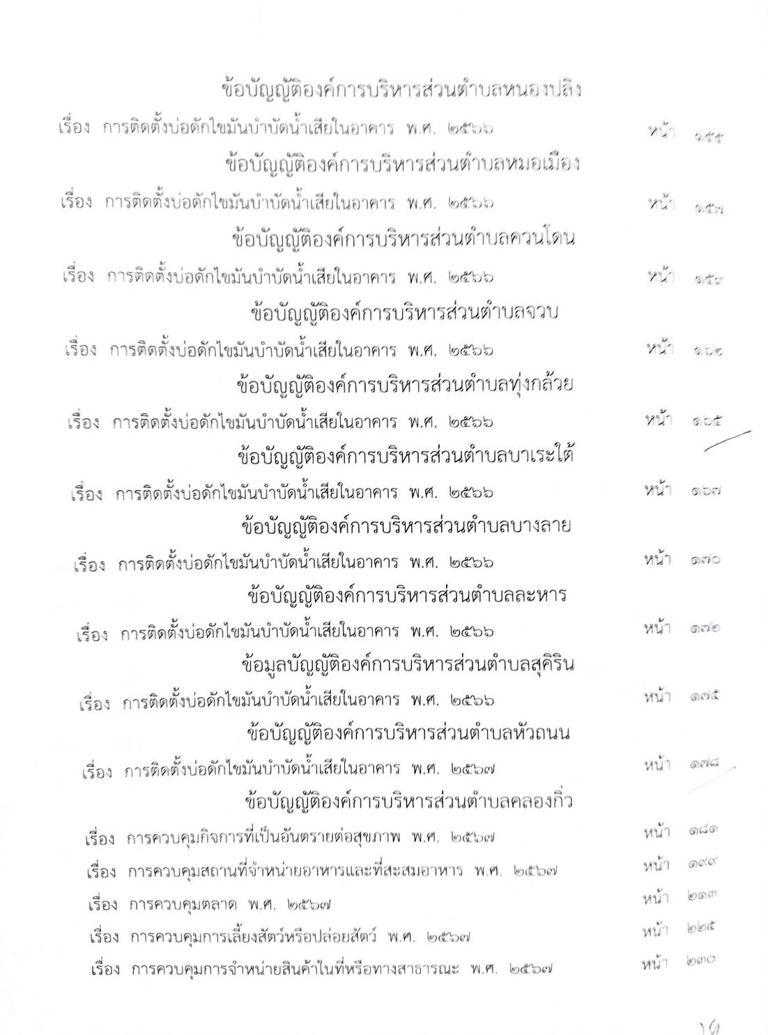 กฎหมายใหม่ ตอนที่ 142/91 รวมข้อบัญญัติองค์การบริหารส่วนตำบล
