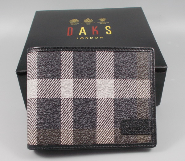 กระเป๋าสตางค์ DAKS-LONDON ดำ-เทา ใหม่ แท้