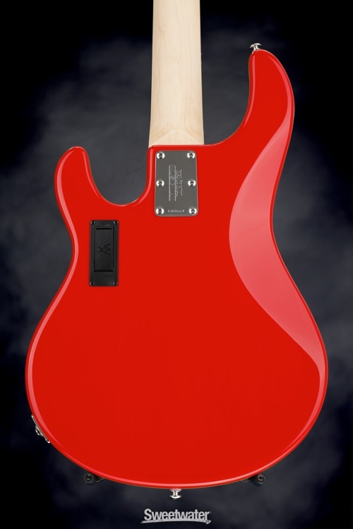 Ernie Ball Music Man StingRay 5HH, Sweetwater Exclusive - Chili Red with Rosewood Fingerboard