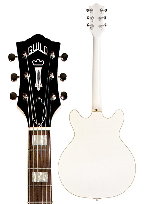Guild Starfire V Semi-Hollowbody Electric Guitar - White