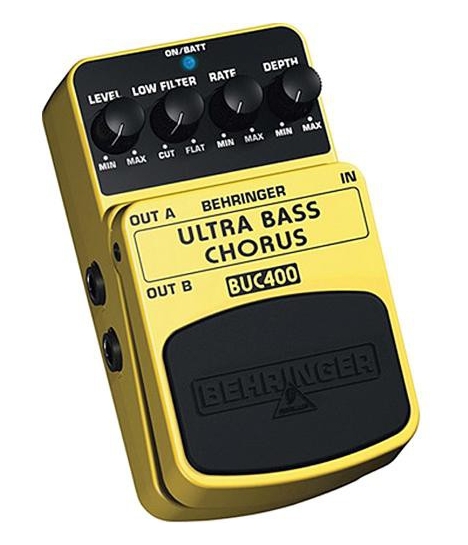 Behringer BUC400 Ultimate Bass - Chorus Stompbox Effect Pedal