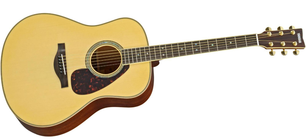 Yamaha LL16M L Series Solid Mahogany/Spruce Dreadnought Acoustic-Electric Guitar