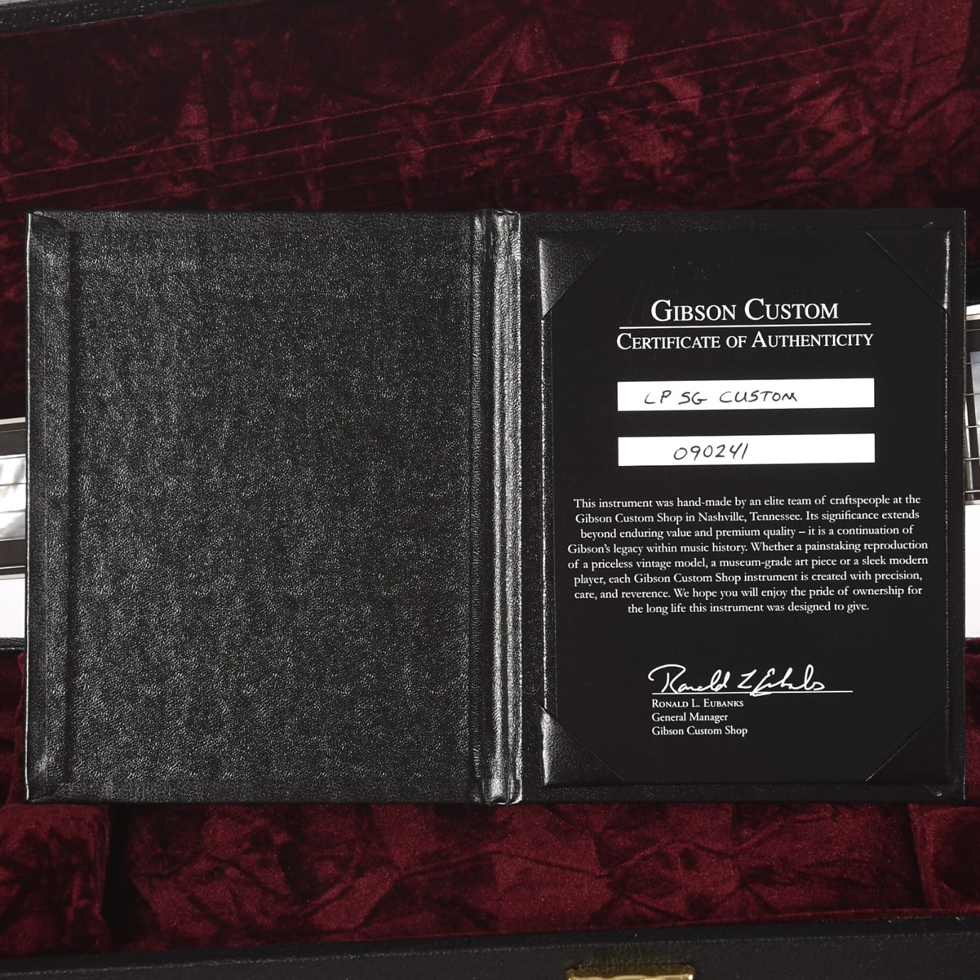 Gibson Custom Shop SG Custom 3-Pickup Oxblood VOS w/Maestro Vibrola