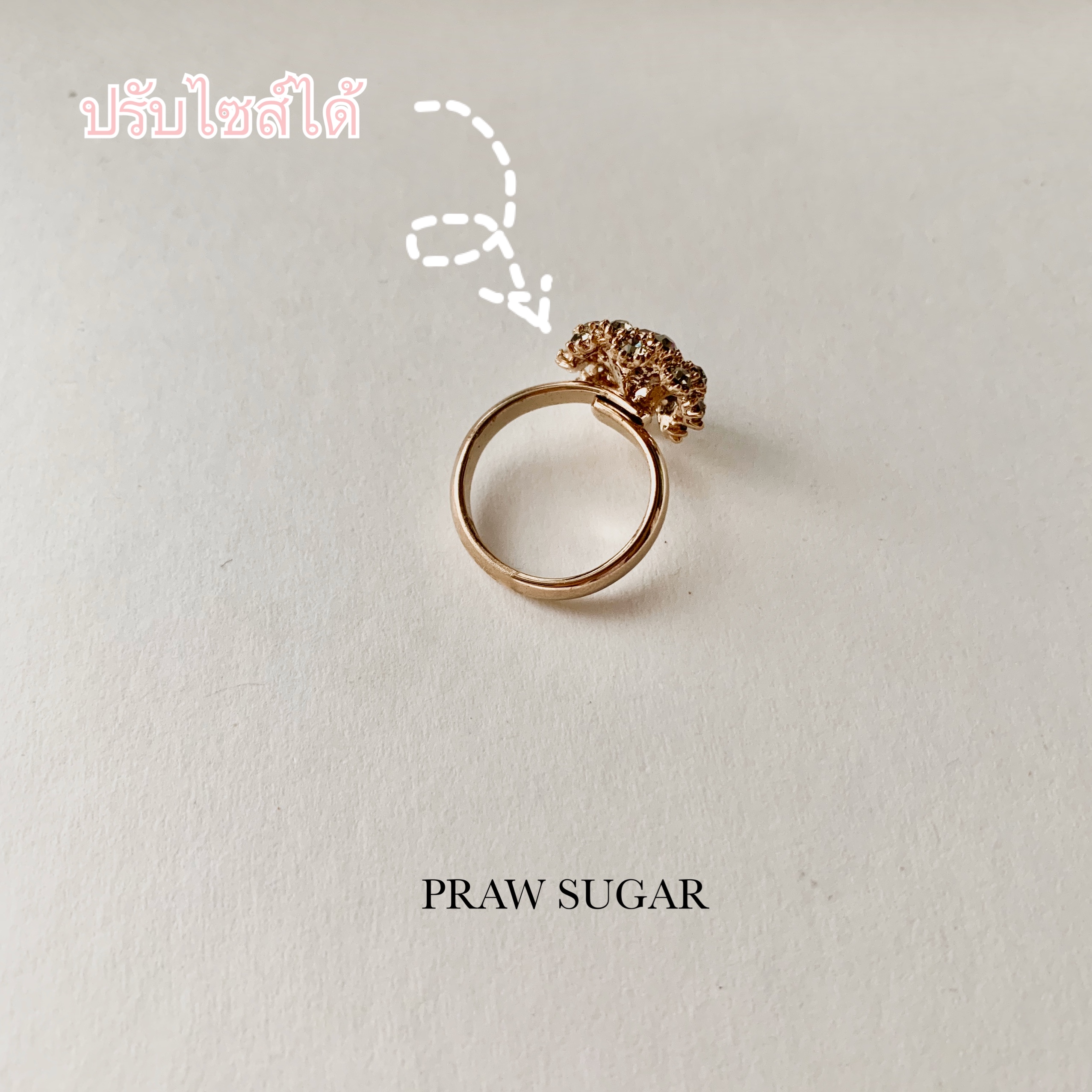 Gorgeous Swarovski Ring - แหวนสวยหรูคริสตัลสวารอฟสกี (มี 13 สี)